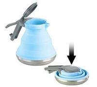 Rosenstein & Söhne Bouilloire pliable en silicone et acier inoxydable - 1,5 L