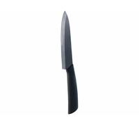 Rosenstein & Söhne Couteau de cuisine en céramique zircone noire - 15,5 cm