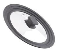 Rosenstein & Söhne Couvercle universel en verre et silicone Ø 20 à 24 cm