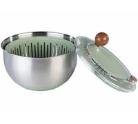 Rosenstein & Söhne Essoreuse à salade 4,7 L avec saladier en acier inoxydable