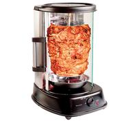 Rosenstein & Söhne Grill pour kebab et brochettes avec vitre - 1500 W
