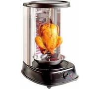Grill vertical pour kebab et brochettes - ROSENSTEIN & SOHNE - 2000 W - Gris - Acier et plastique