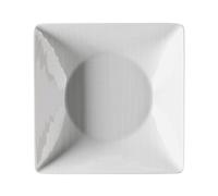 Rosenthal Assiette carrée creuse Mesh 20 cm Blanc