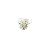 Rosenthal Brillance Grand Air Gobelet avec anse - Tasse à café pour boissons chaudes - En Chine d'os - Vaisselle pour lave-vaisselle - Diamètre : 7,4 cm - Hauteur : 8,6 cm - 340 ml - Multicolore bleu