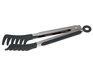 Rosenthal Sambonet - Pince à Spaghettis, Pince à Salade, Pince à pâtes, Pince Universelle - Acier Inoxydable/Silicone - Gris - 23 cm