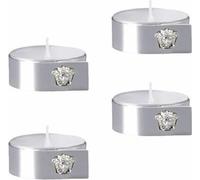 Rosenthal Versace Bougies de table, lot de 4 Medusa Silver, métal, 69201-321641-05885