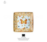Rosenthal Le Jardin De Versace Lot 4 Coupelles Carrées en Porcelaine 12 x 12 cm