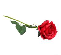 Roses Artificielles en Soie 35cm Réalistes pour déco Roses Artificielles | Matériau soie et flanelle, aspect réaliste, tête de pour fleur 8.9cm, tige pour robuste, pour idéal salon chambre(W)