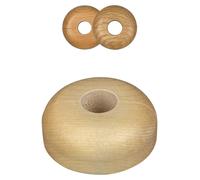Rosettes pour tuyaux de chauffage, 10 pièces, en bois d'érable massif, diamètre 16 mm