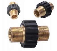 Rosfix Adaptateur M22x1,5 2x Außengewinde Laiton Compatible avec Kärcher