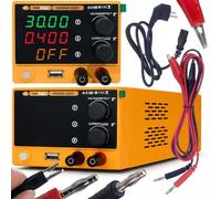 Rosfix Bloc d'alimentation de laboratoire RAVED-3205 0-32 V 0-5 A USB QC 18 W CV/CC Affichage numérique