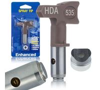 Rosfix Set Buse de Pulvérisation HD 535 - Jet 25 cm, Métal Nickelé, Haute Précision | Pour Enduit, Mastic | compatible avec pistolet airless Graco, Wagner, Titan