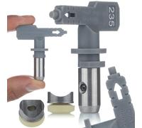 Rosfix Set Buse de Pulvérisation Hi-Flow 235 - Jet 10 cm, Haute Précision | Pour Enduits, Peintures, Protection Feu | compatible avec pistolet airless Graco, Wagner, Titan
