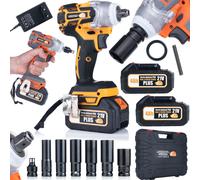 Rosfix hocs Sans Fil Orange Doberman 21V OD21V + Accessoires + 2 Batteries 4 Ah