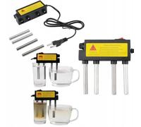 Rosfix Elektrolysetester 4 Elektroden 2 Acier Inoxydable 2 Aluminium