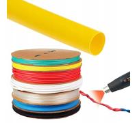 Rosfix Gaine Thermorétractable Jaune 10mm 1m 2 1 Auto Extinguible Gaine