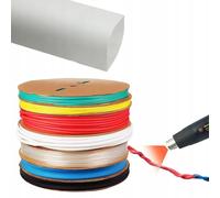 Rosfix Gaine Thermorétractable weiß 4mm 1m 2 1 Flammhemmend UV beständig