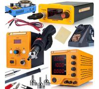 Rosfix Kit d'atelier AmpRush RARES-3210 Bloc d'alimentation de laboratoire 32 V 10 A Fer à souder