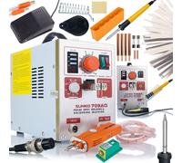 Rosfix Kit de Soudage Par Points Sunkko 709AD – 3,2 kW, 220 V, 30 – 800 A, Stylo de Soudage HB-70B, Station de Soudage T12 | Pour Batteries