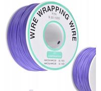 Rosfix Kynar Niederspannungskabel 200m 0,25mm Violett 300V AWG30 Cu
