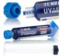Rosfix Lötmaske Bleu 10ml Seringue avec Piston 95mm nichtleitend UV härtend