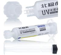 Rosfix Lötstoppmaske 10ml Seringue avec Piston Blanc UV-härtend