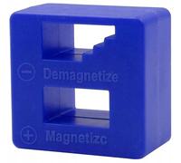 Rosfix Magnetiseur/Demagnetiseur d’Outils - Aimant Puissant Sans Alimentation | 49x50x28 mm | Pour Tournevis, Embouts, Vis | Accessoire Atelier Polyvalent