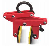Rosfix Pince de Transport de Panneaux SteelGrip ProClamp 390 kg – 3 – 8,5 cm | Capacité de Charge: 390 kg | Poignée en Caoutchouc | Acier | Verre