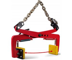 Rosfix Pince pour bordures LiftGrip ProClamp 1125 – Capacité de levage : 1 125 kg | Plage de serrage : 42–97 cm | Embouts antidérapants en caoutchouc