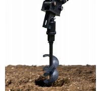 Rosfix Tarière Hydraulique Set 110 cm – Foret de 30 cm pour Pelles de 4 T | Construction Robuste, Montage Rapide, Construction et Jardinage