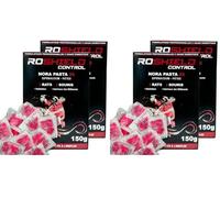 Roshield Anti Rats & Souris 300g Forte Infestation Habitation et Cuisine Efficace dès la 1ère Ingestion Idéal pour Lieux Secs & Humides (300g, 20x15g) (Lot de 2)