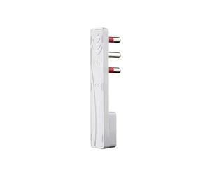 ROSI RS98118 Emilia Flat Fiche ultra plate 16 A blanche, Blanc, 16A-Spina Grande