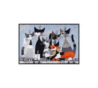 Rosina Wachtmeister Siamo Paillasson Lavable 50 x 75 cm