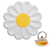 Rosixehird Tapis Hot Pot | Coussins Fleur Marguerite pour la Cuisine résistant à la Chaleur - Dessous Plat Multi-usages pour comptoirs en Quartz, Tapis Dessous Plat antidérapant