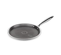 ROSMARINO HexaPro 3.0 Poêle à crêpes en acier inoxydable de 28 cm - Revêtement antiadhésif de qualité supérieure - Passe au four - Idéal pour la cuisine polyvalente
