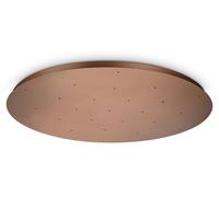 Rosone Ideal Lux, collection ROSONE, diamètre 105 cm, finition cuivre, matériau : aluminium/métal, hauteur : 3,6 cm