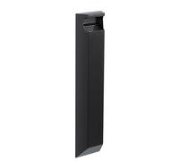 Rossignol Cendrier mural sans serrure pour usage extérieur - 3 L - Gris manganèse