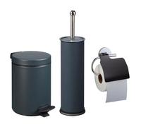 ROSSIGNOL Ensemble salle de bains, toilettes, poubelle 3L et brosse wc et porte papier toilette, accessoires toilettes, Fabrication française