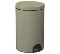 Rossignol - Poubelle à pédale 20l gris vert 90246