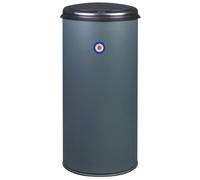 ROSSIGNOL Poubelle de cuisine 45L, Fabrication française, Poubelle à ouverture par pression, Collerette support sac HANDTOUCH