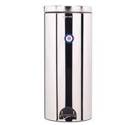 ROSSIGNOL Poubelle de cuisine, Poubelle 30L, Poubelle à pédale, Fabrication française, Fermeture silencieuse, Seau intérieur amovible avec anse, SANIA