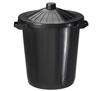 Rossignol Poubelle de rue à poser 80L - noire