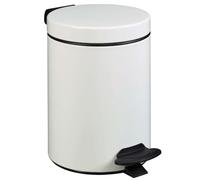 ROSSIGNOL Poubelle de salle de bains, Certifiée Origine France Garantie, Poubelle 3L, Poubelle à pédale, Seau intérieur amovible, Large pédale CYJEU