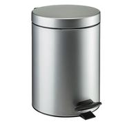 ROSSIGNOL Poubelle de salle de bains, Certifiée Origine France Garantie, Poubelle 5L, Poubelle à pédale, Seau intérieur amovible, Large pédale CYJEU