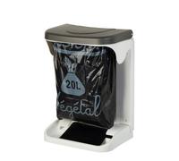 ROSSIGNOL Poubelle meuble cuisine 20L ouverture auto dérouleur sac | Ouverture automatique avec la porte, Dérouleur de sacs intégré, Installation facile, Capacité 20L, Rectangle