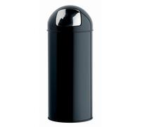 Rossignol Poubelle PUSH couvercle à trappe 45L - Noir