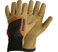 ROSTAING Gants CLOTURE - Paire de Gants Gros Travaux en Cuir Anti-perforation -Jardinage et Bricolage - Pose et manipulation de Barbelés - Protection Epines et Ronces - Résistant à l’eau et à l’huile
