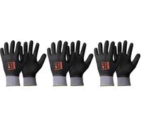 ROSTAING Gants MAXIPRO - Gants de Manutention et de Protection - Idéal pour tous les Travaux en Milieu Humide et/ou Gras (Lot de 3)