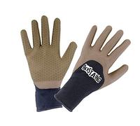 Rostaing ONE4ALL Gants Fins de Jardinage Confort Imperméables Taille Plantation Désherbage , Beige/Noir, Taille 8 (M)