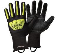 ROSTAING Pros Pompier RESCUEFLUOBC - Paire de Gants de Pompier - Pour Secours Routiers - Gants de Désincarcération et Déblaiement - Gants Anti-Coupure - Gants Protections des Chocs